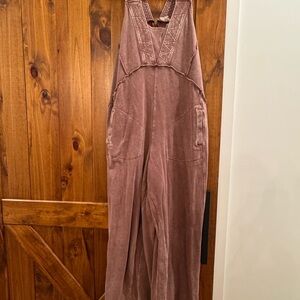 Easel Mauve Jumpsuit